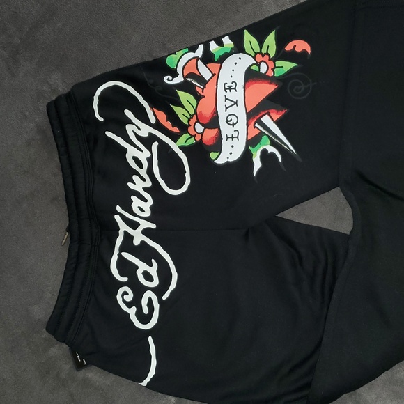 Ed Hardy Love Heart Tatti Inspired Sweatpants - Picture 6 of 6